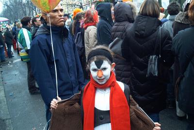 Philipp and Sophie at Carneval 2004