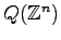 $ Q(\mathbb{Z}^n)$