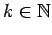 $ k\in\mathbb{N}$