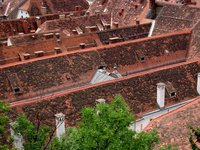 Roofs of old houses