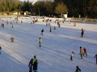 Ice skating on Thalersee