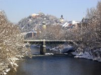 Mur river and Schlossberg 