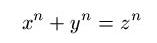 Fermat'sche Gleichung